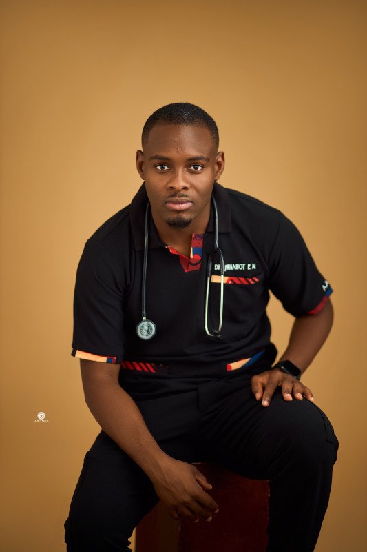 AA patterned Polo styled scrubs