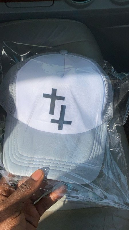 Petrine Cross Trucker hat