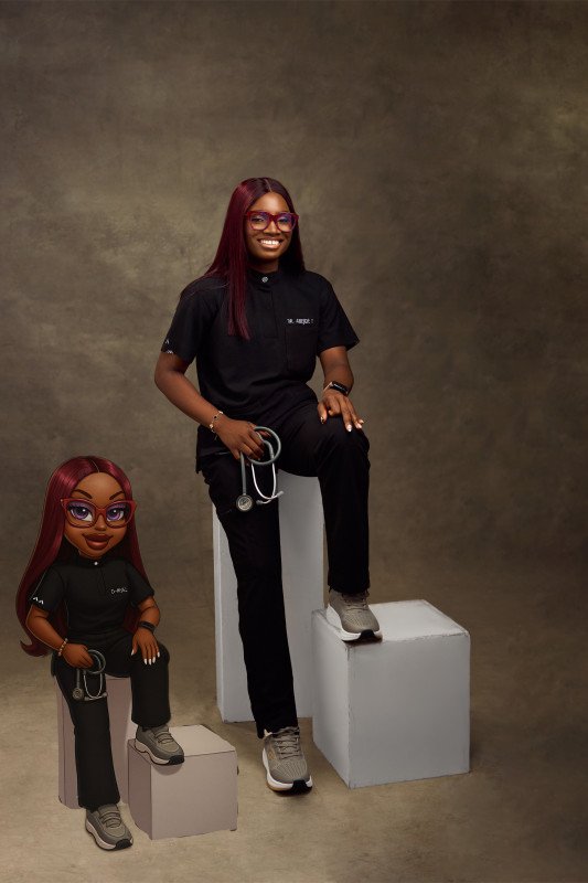 AA plain bishops collar scrubs