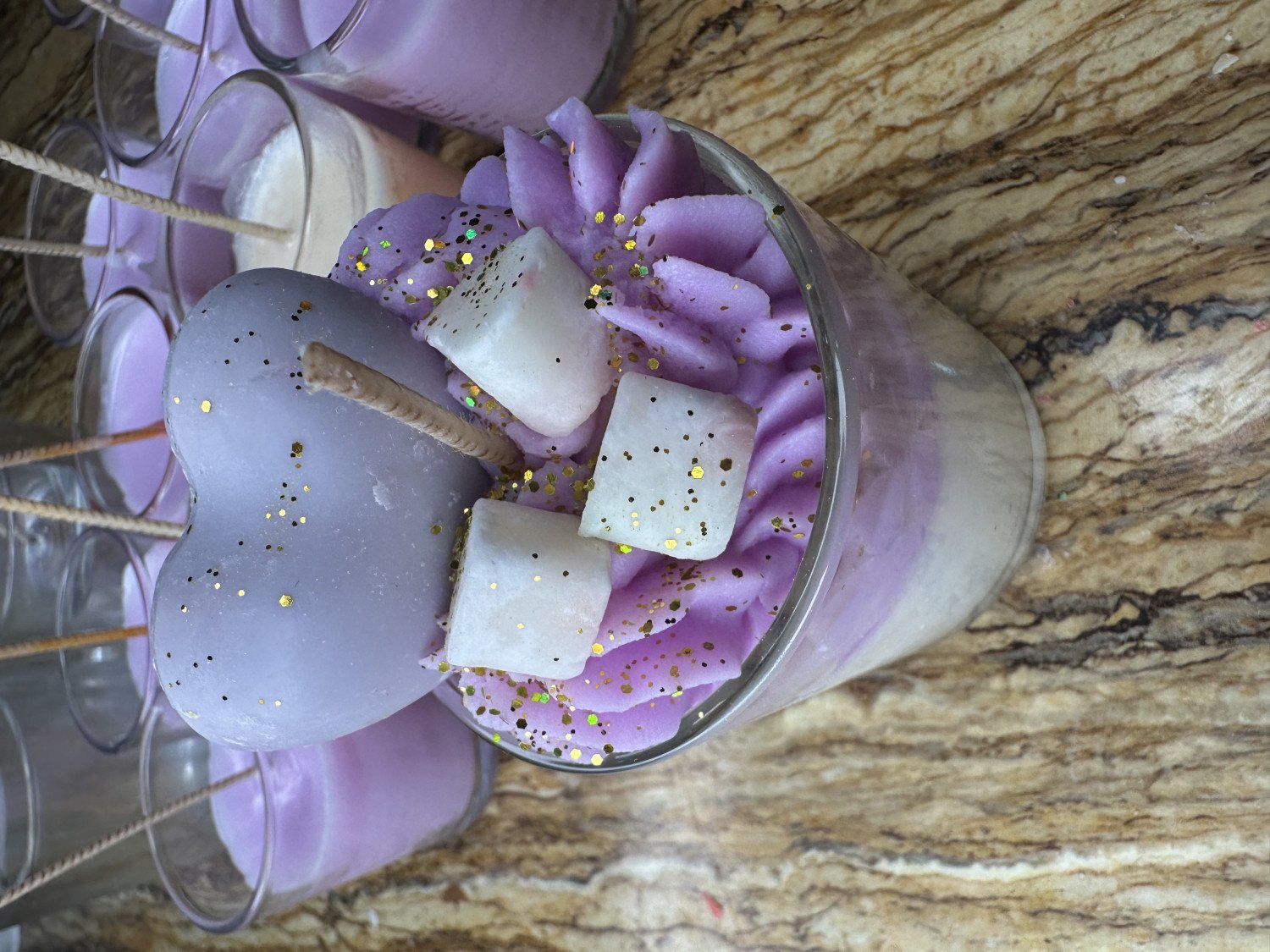 Midnight lavender candle